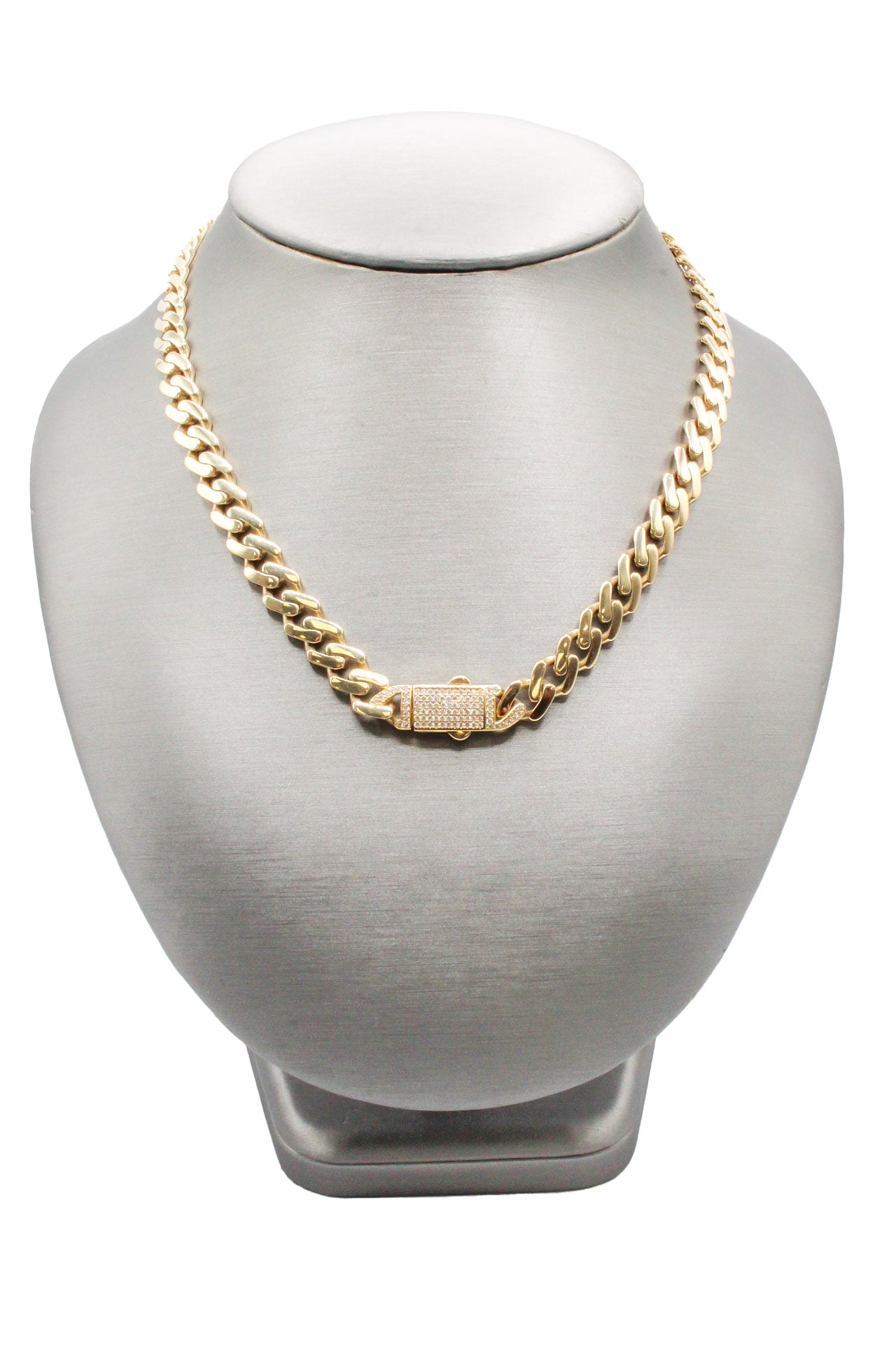 14K SEMI SOLID MONACO  CHAIN