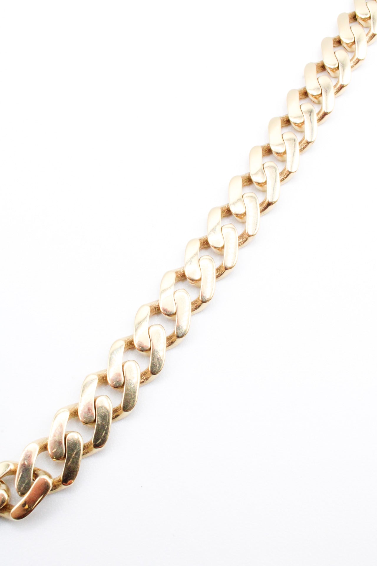 14K SEMI SOLID MONACO  CHAIN