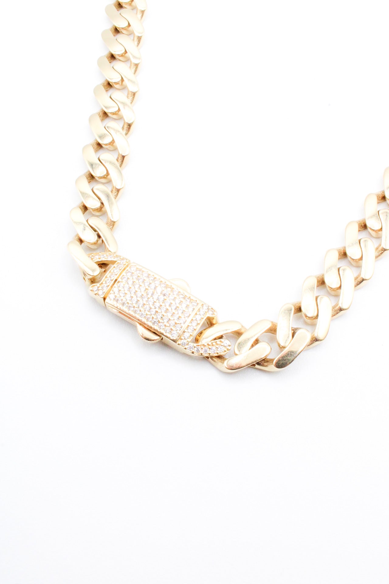 14K SEMI SOLID MONACO  CHAIN