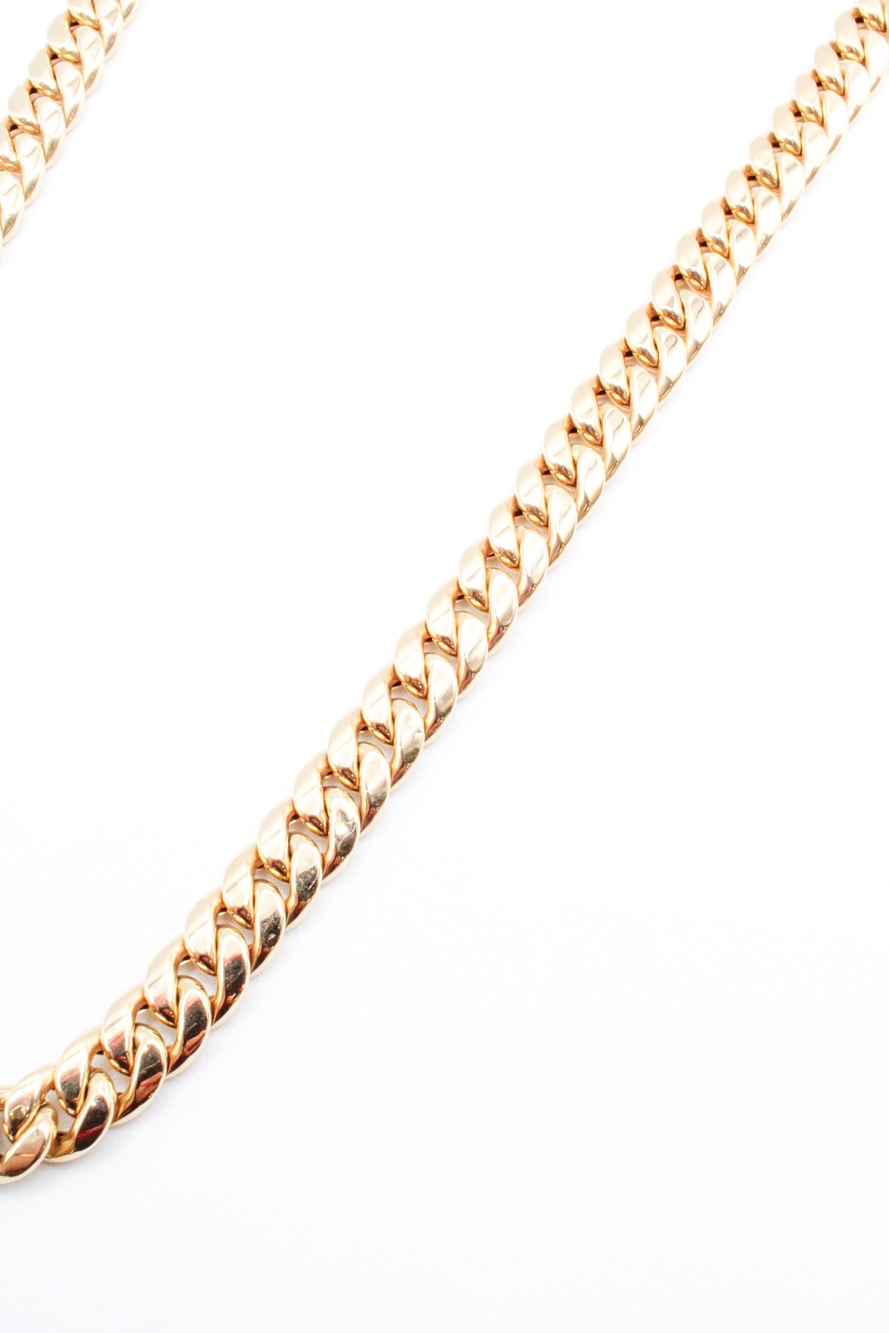 14K CUBAN LINK HOLLOW CHAIN