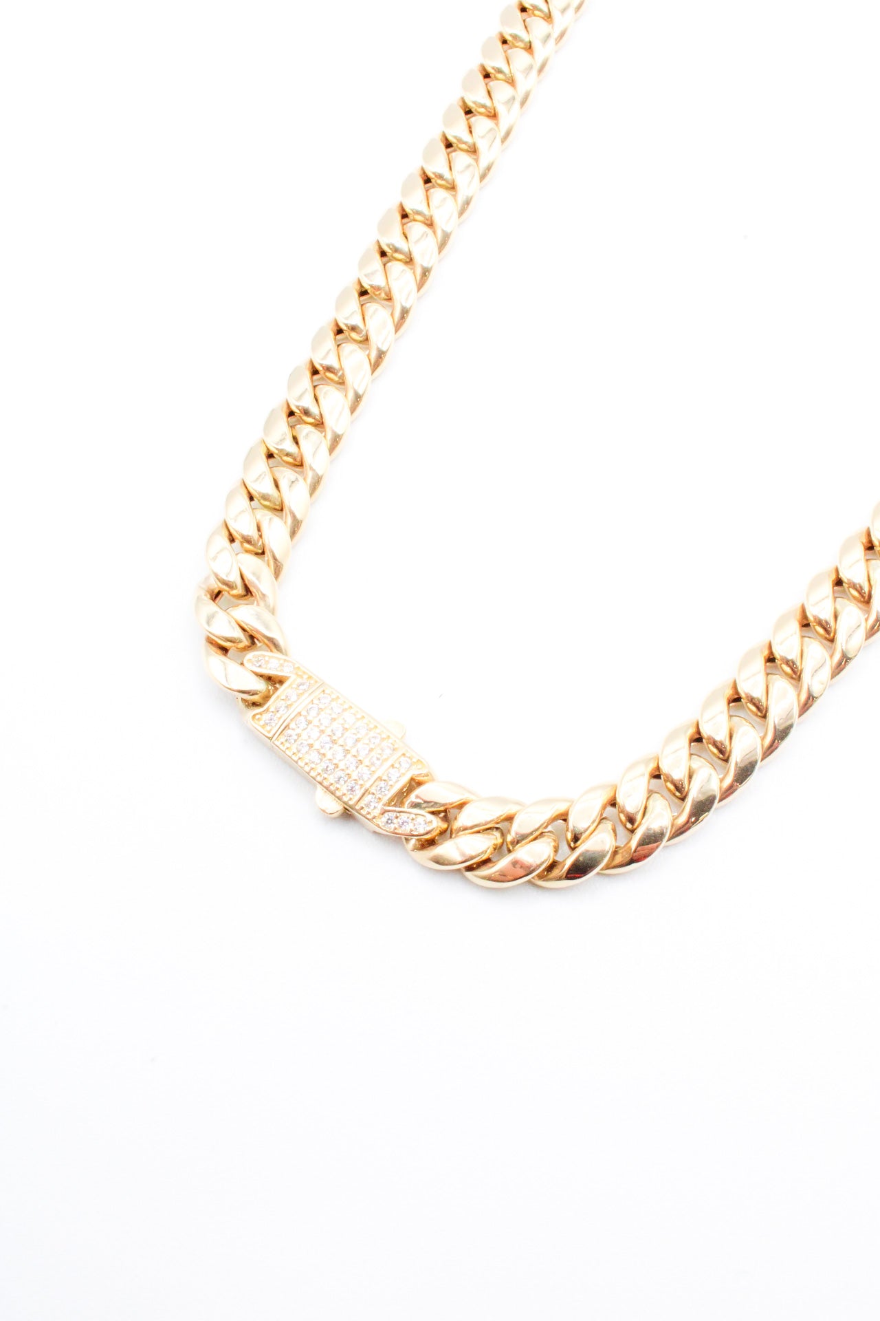 14K CUBAN LINK HOLLOW CHAIN