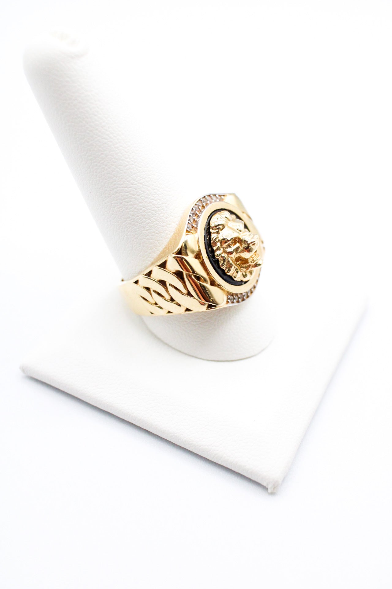 14K Lion Head Mens Ring A.J™️