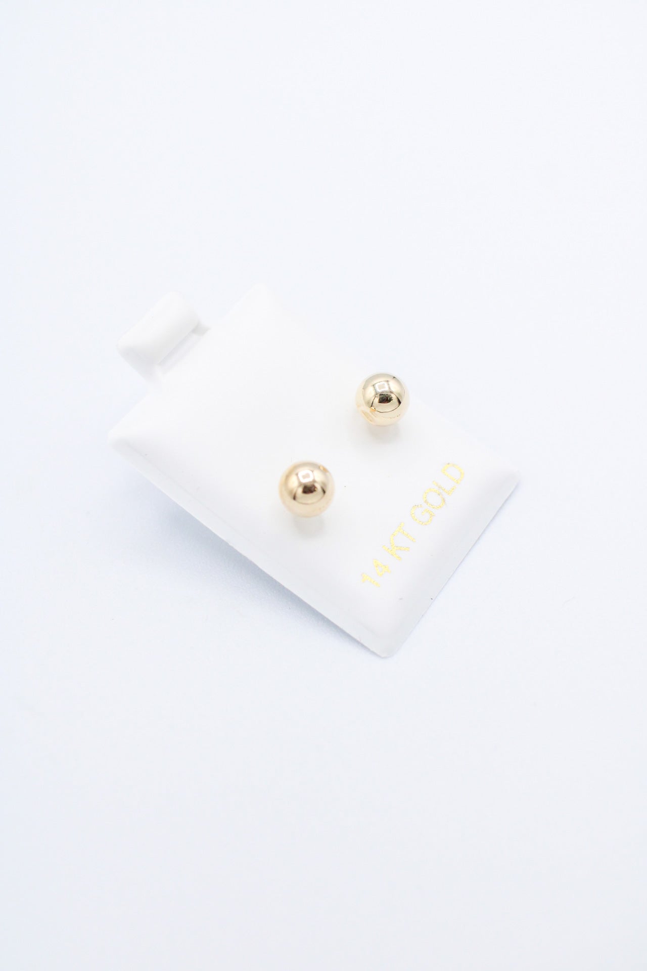 14K Ball Stud Earrings 5.75mm A.J™️