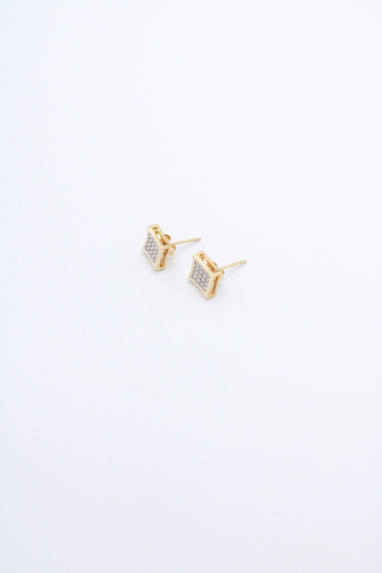 14K Gold CZ Earrings A.J™️