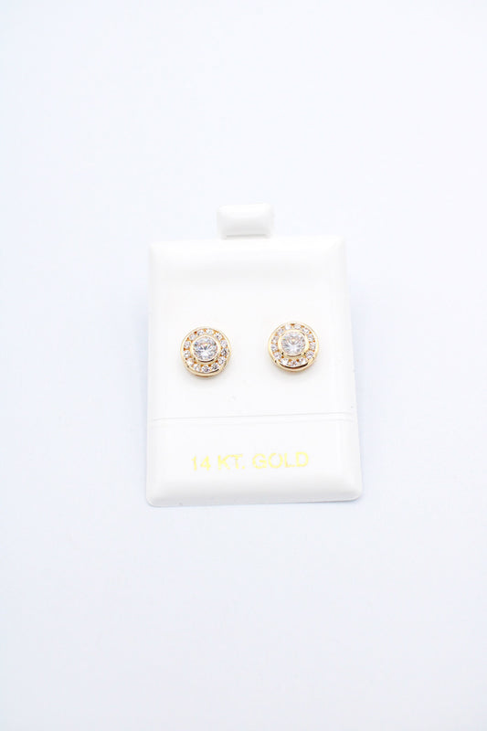 14K Gold CZ Earrings A.J™️