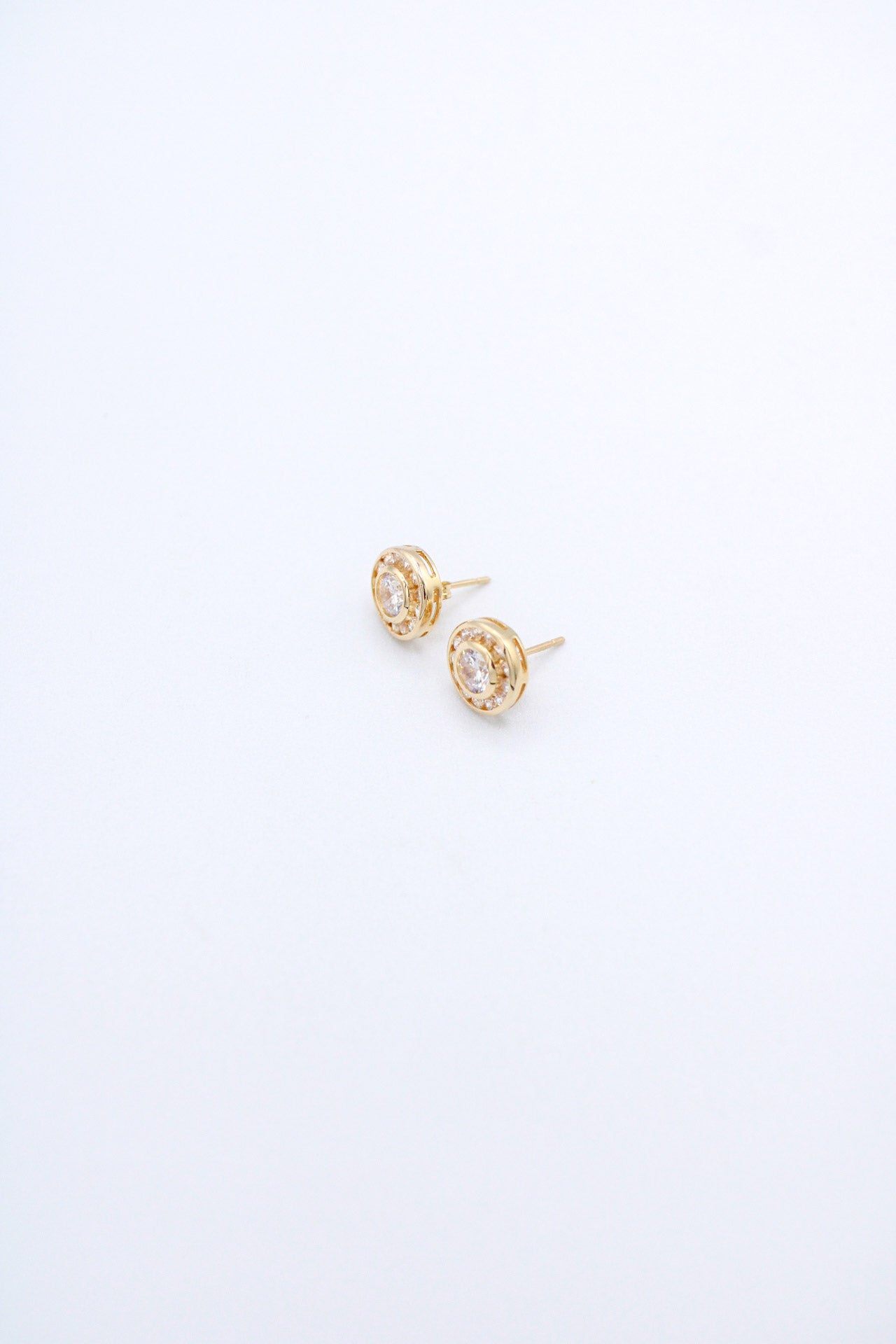 14K Gold CZ Earrings A.J™️