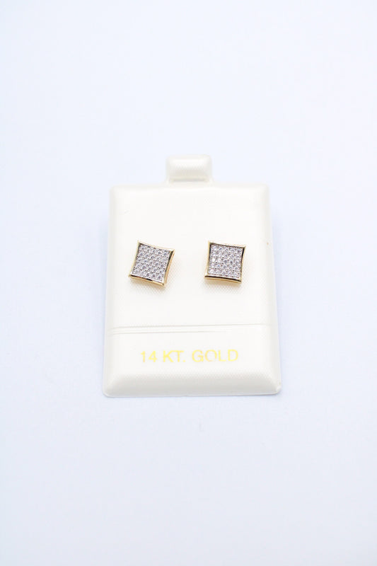 14K Gold CZ Earrings A.J™️