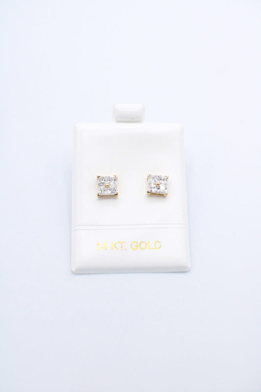 14K Gold CZ Earrings A.J™️