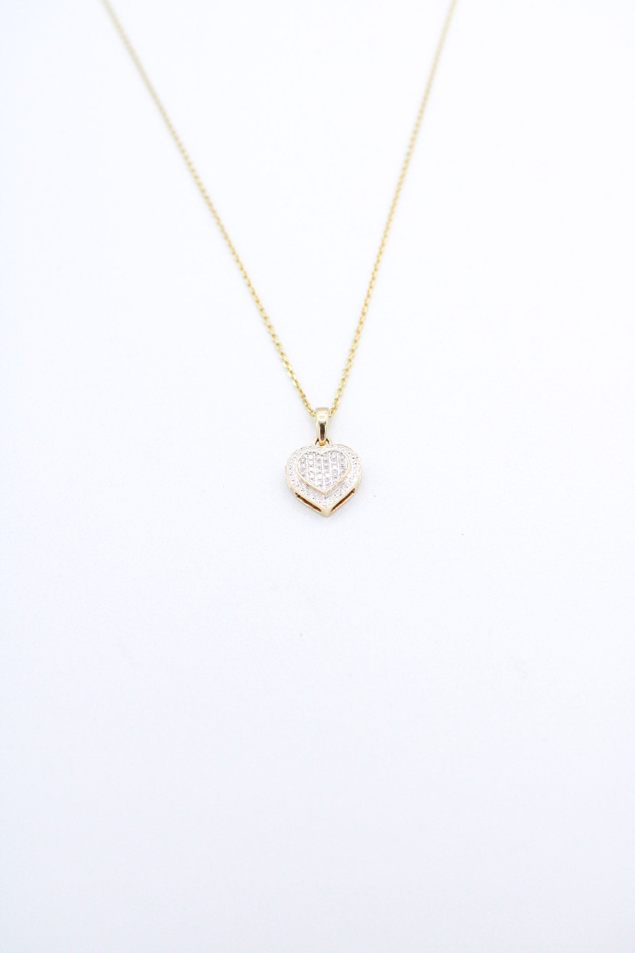 💎 14K Heart Diamond Necklace A.J™️