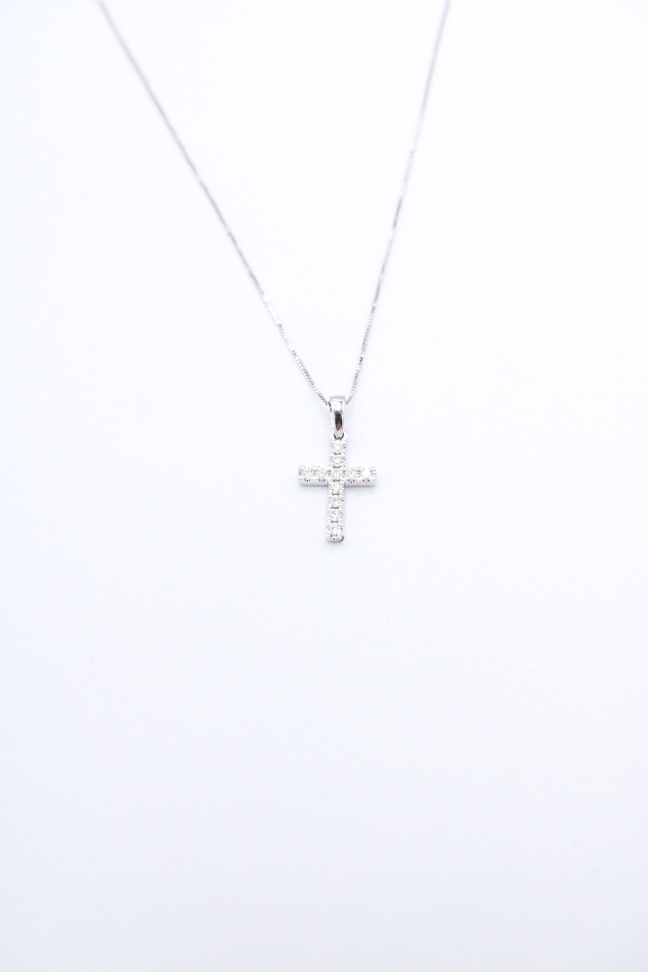 💎 14K Diamond Cross Necklace A.J™️