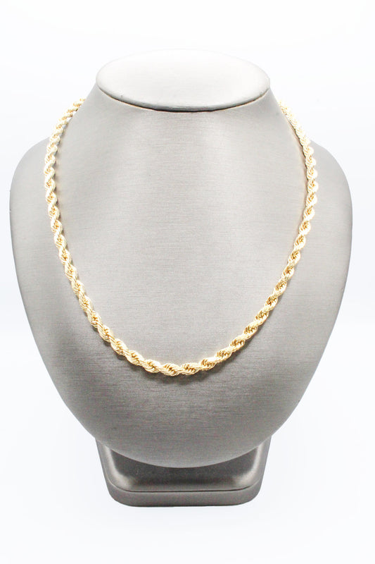 14K ROPE CHAIN HOLLOW