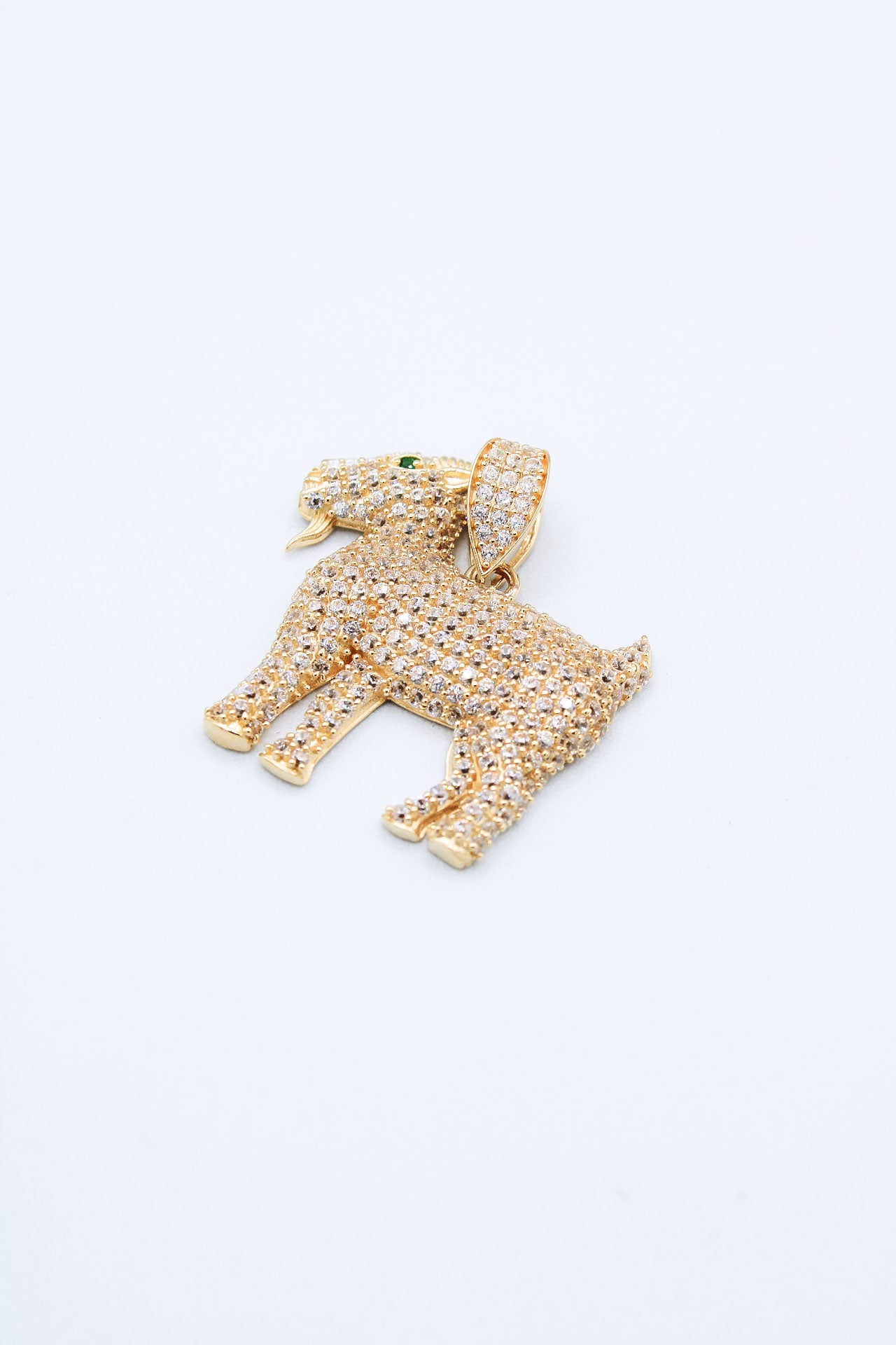 GOAT PENDANT 14K GOLD