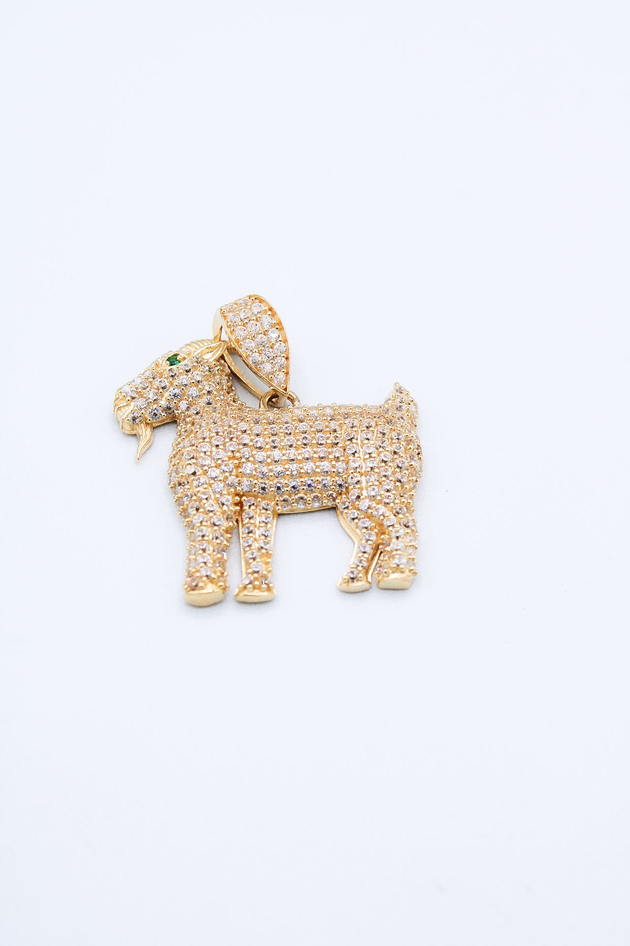 GOAT PENDANT 14K GOLD