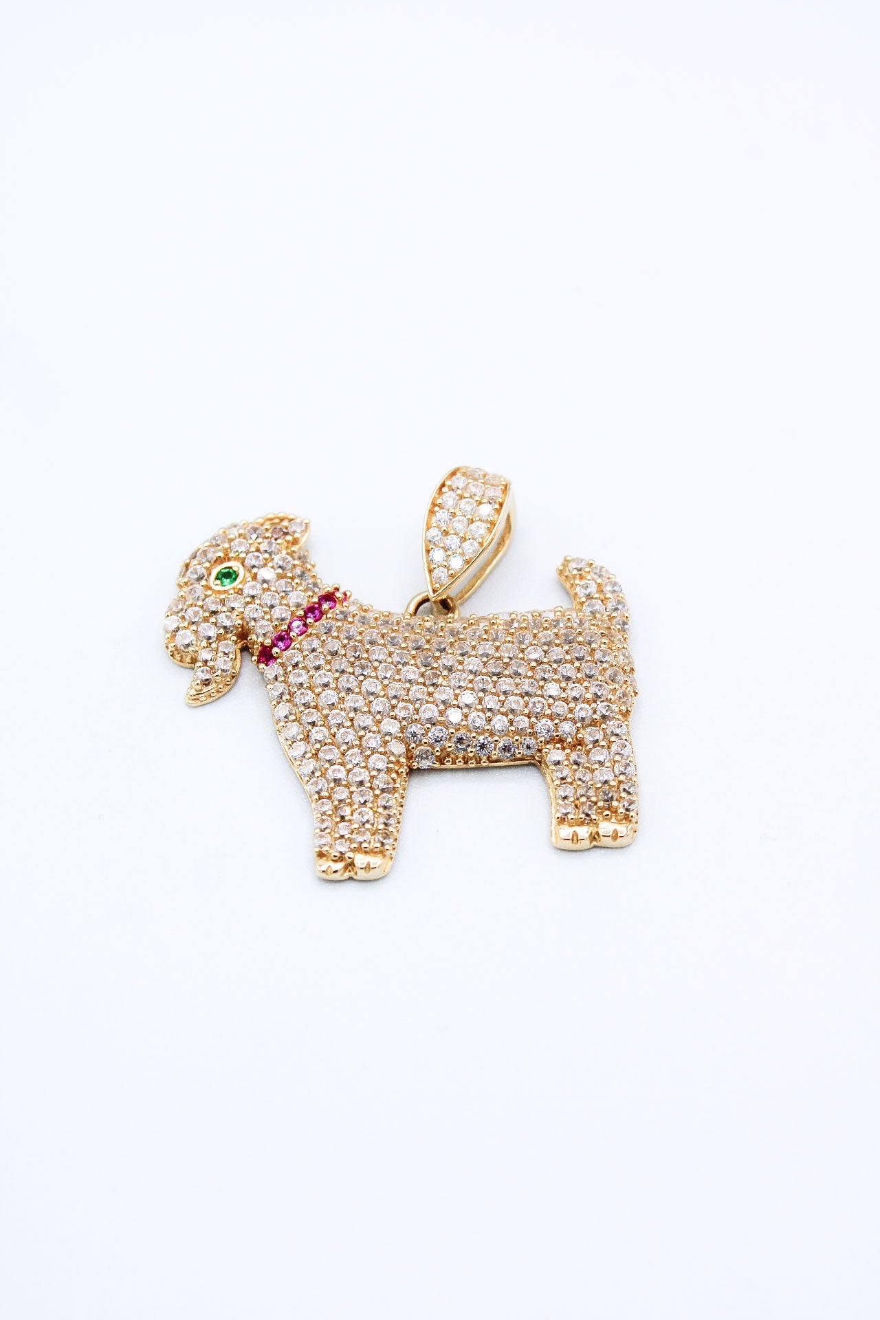 GOAT PENDANT 14K GOLD