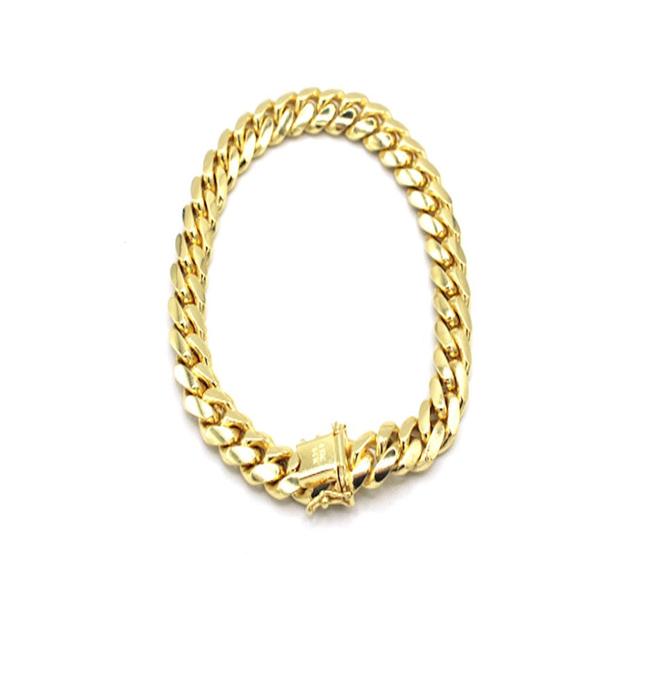 🆕 14K Men's Cuban Link Bracelet