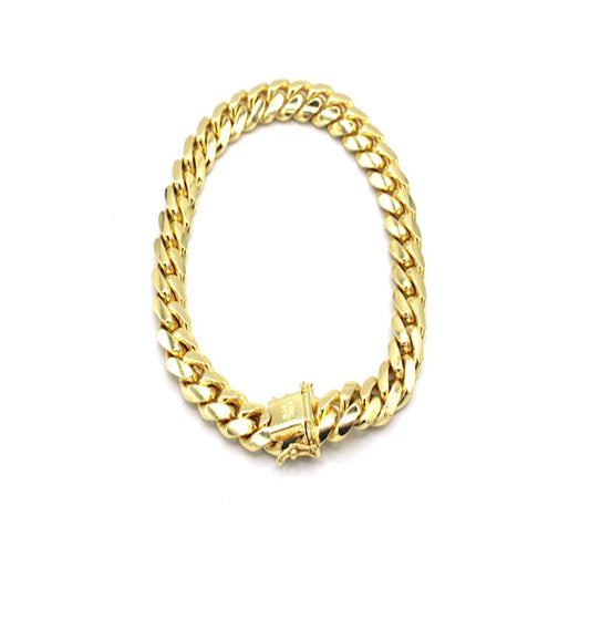 🆕 14K Men's Cuban Link Bracelet