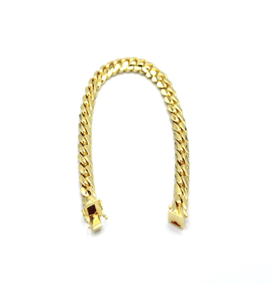 🆕 14K Men's Cuban Link Bracelet