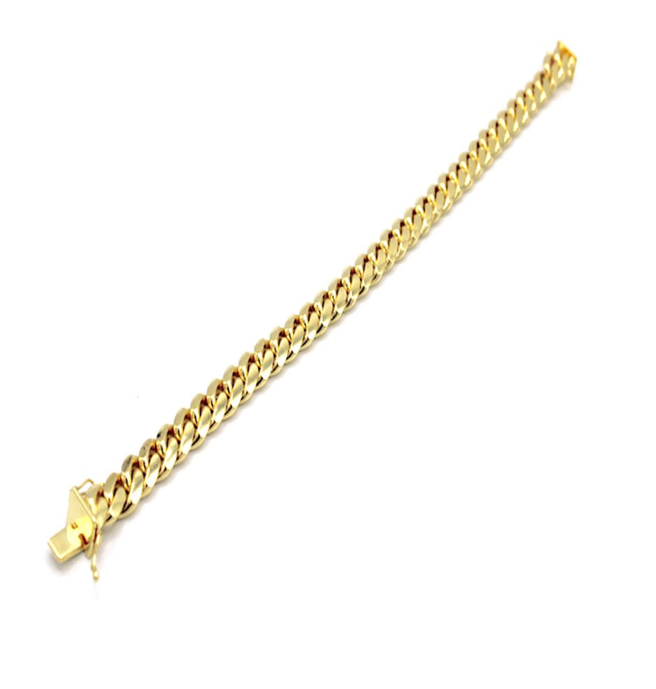 🆕 14K Men's Cuban Link Bracelet